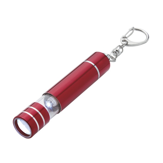 Aluminum LED Light/Lantern With Key Clip - KEY058