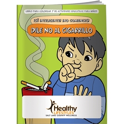Be Smart, Dont Start! Say NO to Smoking Coloring Book (Spanish) Be Smart, Dont Start! Say NO to Smoking Coloring Book (Spanish), BetterLifeLine, BetterLife, Education, Educational, information, Informational, Wellness, Guide, Brochure, Paper, Low-cost, Low-Price, Cheap, Instruction, Instructional, Booklet, Small, Reference, Interactive, Learn, Learning, Read, Reading, Health, Well-Being, Living, Awareness, ColoringBook, ActivityBook, Activity, Crayon, Maze, Word, Search, Scramble, Entertain, Educate, Activities, Schools, Lessons, Kid, Child, Children, Story, Storyline, Stories, Drugs, Alcohol, Smoke, Tobacco, Smoking, Cigarettes, Lungs, Cancer, Drinking, Drink, Booze, Liquor, Beer, Say No, DARE, SADD, MADD, Drunk, DUI, DWI, AA, Abuse, Addiction, Addict, Dependence, Imprinted, Personalized, Promotional,