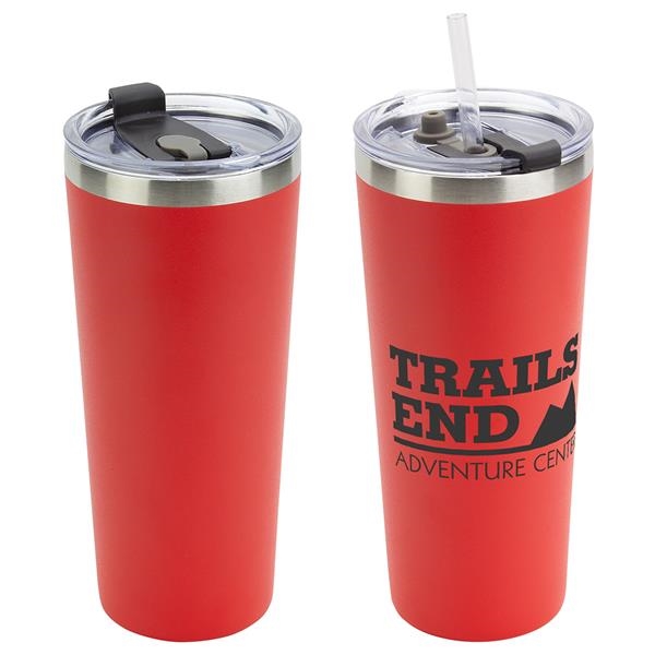 "Our Truckers Are The Heroes...Whatever it Takes is the Difference You Make!" 20 oz Vacuum Insulated Stainless Steel Tumbler  - TRC016