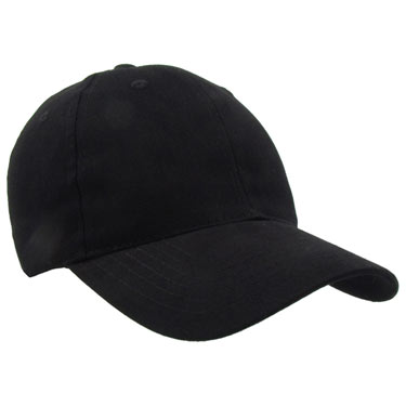 Brushed Cotton Twill Cap with Velcro Closure - HAT003