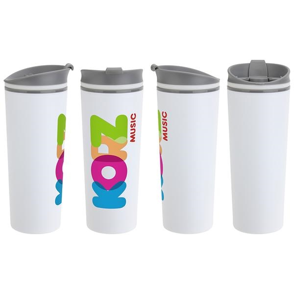 Employee Recognition & Appreciation Commuter 17 oz Double Wall Polypropylene Tumbler with Flip Top Closure  - EAD164