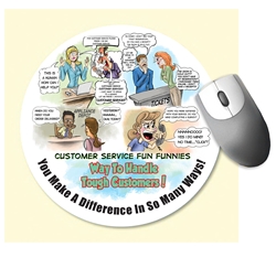 Customer Service Fun Funnies Mouse Pad  Customer Service Theme, Mouse Pad, 