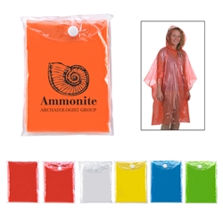 Disposable Poncho Disposable Poncho, Disposable, Poncho, Colors, Choice, of, Imprinted, Personalized, Promotional, with name on it, giveaway,