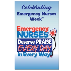 Emergency Nurses Week Celebration Poster 11 x 17" Poster Poster, Celebration Poster, Emergency Nurses Week Theme Poster, 