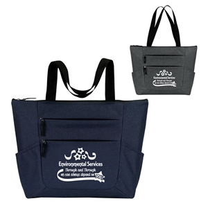 "Environmental Services: Through & Through We Can Always Depend On You" Premium Zippered Tote  