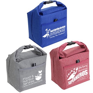 Food, Nutrition & Dietary Services Themes Roll Top Buckle Insulated Lunch Totes
