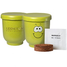 Goofy Group™ Grow Pot Eco Marigold Flower Planter - FLW004