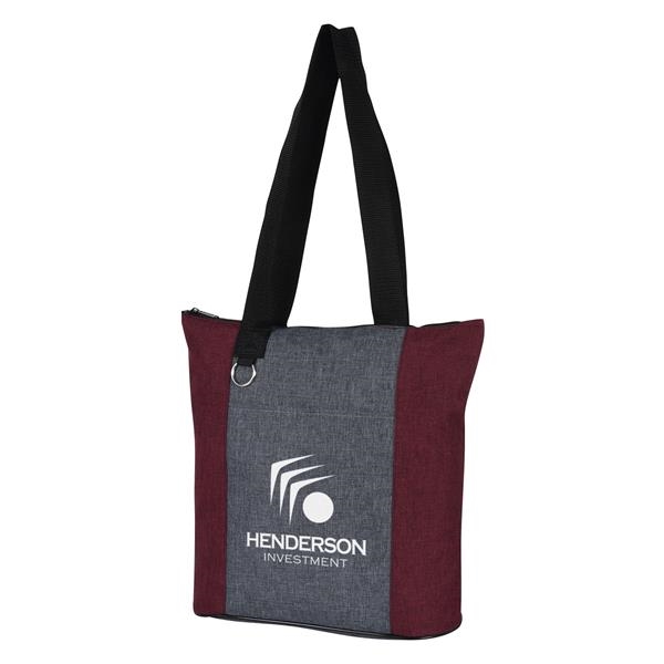 "Housekeeping: Through & Through We Can Always Depend On You" Heathered Fun Tote Bag   - HKW168