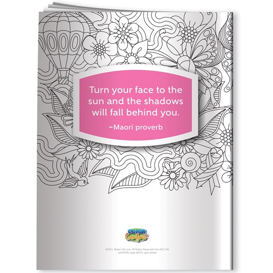Breast Cancer Awareness Hues of Healing Color Comfort Coloring Book - EDU417