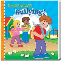 Learn About Bullying Storybook promotional story book, anti-bullying promotional items, bullying prevention promotional products, bullying prevention month giveaways, bullying prevention month handouts, law enforcement giveaways, school bullying handouts