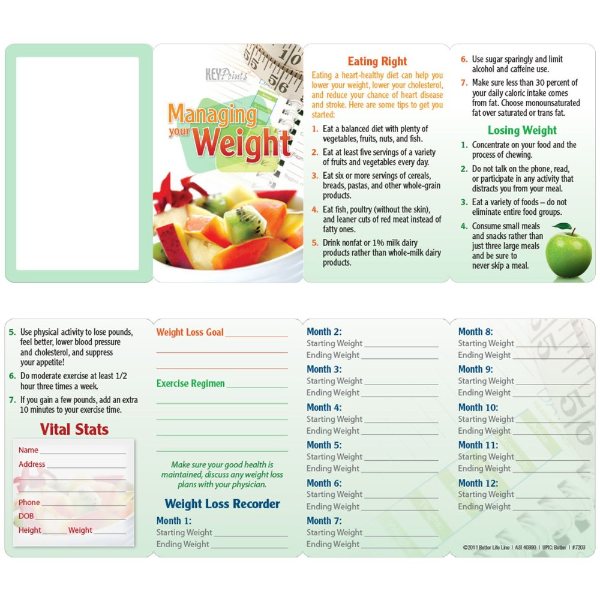 Managing Your Weight Key Points - EDU139