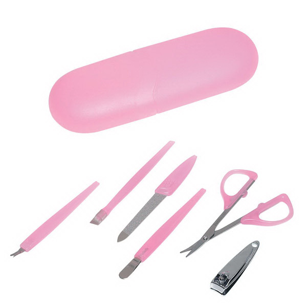 Pink Manicure Set In Gift Tube - BCA097