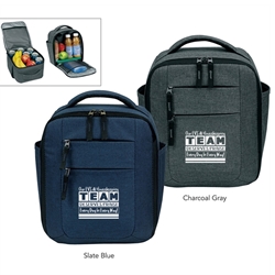 Our EVS & Housekeeping TEAM Deserves Praise Every Day in Every Way! Premium Vertical Cooler  Housekeeping, Housekeepers, Team, Appreciation, Theme, Vertical, cooler, lunch bag, 12 pack cooler, Promotional, Imprinted, Polyester, Travel, Custom, Personalized, Bag 