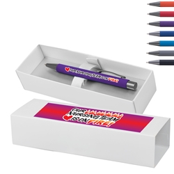 "Our Nursing TEAM is on FIRE!" Bowie Softy Pen & Gift Box  Nurses Week, Theme, Pen,Nursing Appreciation, Decorated, Pen with gift box, Pen and Gift Box, Logo Pen and Gift Box, Imprinted, Personalized, Promotional, with name on it