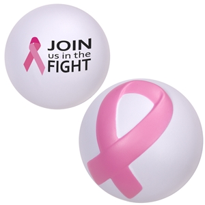 Pink Ribbon Breast Cancer Awareness Stress Reliever