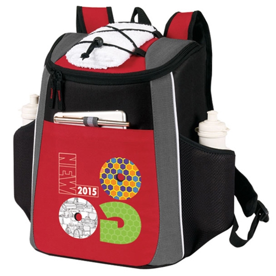 "Teachers & Staff: You Deserve Praise Every Day in Every Way" Prime 18 Cans Cooler Backpack  - TSA099