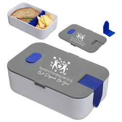 "Service is Everything We Do & We Depend On You" Big Munch Lunch Box Customer Service, Environmental Services, Theme, promotional lunch box, custom logo lunch box, promotional lunch container, promotional bento box, custom printed salad container, custom lunch box gift