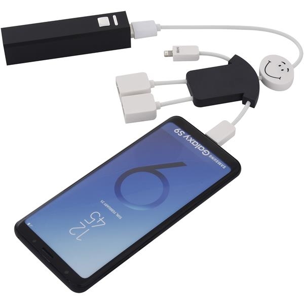 "Thanks For Your Awesome Service With A Smile!" Techmate 3-In-1 Charging Cable & USB Hub - CSW191