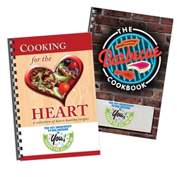 "The Key Ingredient To Our Success is You. Thanks for All You Do!" Cooking for the Heart Cookbook & Barbeque Cookbooks  Barbeque, appreciation, promotional cookbooks, heart healthy cookbook, with logo, Trade Net, Heart Health Cookbook, Education, Educational, information, Informational, Wellness, Guide, Brochure, Paper, Low-cost, Low-Price, Cheap, Instruction, Instructional, Booklet, Small, Reference, Interactive, Learn, Learning, Read, Reading, Health, Well-Being, Living, Awareness, ColoringBook, ActivityBook, Activity, Crayon, Maze, Word, Search, Scramble, Entertain, Educate, Activities, Schools, Lessons, Kid, Child, Children, Story, Storyline, Stories, Holiday, Holidays, Trick or Treat, Candy, Cookies, Strangers, Costumes, Dress Up, Daycare, Grade School, Preschool, Elementary,Imprinted, Personalized, Promotional, with name on it, Giveaway, 