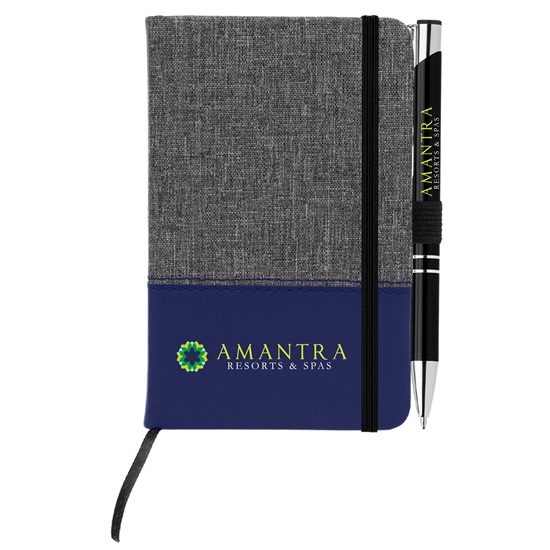 Twain Notebook & Tres-Chic Pen Gift Set - ColorJet - STA055