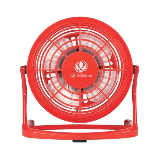 "Our Customer Service Is On FIRE" USB PLUG-IN FAN (Red) - CSW125