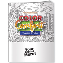 Voyages & Vistas (U.S. Landmarks) Color Comfort Adult Coloring Book Coloring Books for Adults, Stress Relief, Adult Coloring Books, promotional coloring books