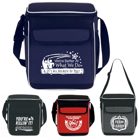 "We're Better at What We Do & It's All Because of You!" Integrated Insulated 12 Pack Lunch Cooler  - EAD171
