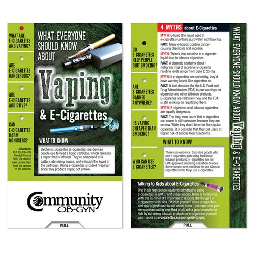 What Everyone Should Know About Vaping & E-Cigarettes Mini Slideguide