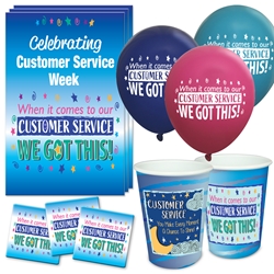 "When it Comes To Our Customer Service...WE GOT THIS!" Celebration Party Pack   Customer Service, CSR, CSRs, theme, Appreciation decoration pack,  Customer Service Appreciation theme Party Pack, Customer Service, Celebration Pack, CSR Week, Celebration Pack, 