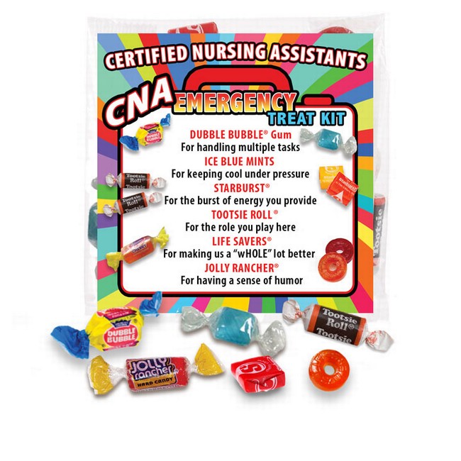 CNA (Nursing Assistants) Emergency Treat Kit CNA survival kit, Nursing Assistants treat giveaway, NA appreciation treat set, Nurses Candy Kit