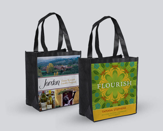 Custom Grocery Bags  Printed Reusable Tote Bags - Custom Earth Promos