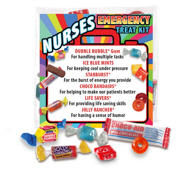 Nurses Emergency Treat Kit Nurses survival kit, Nurses treat giveaway, nurses appreciation treat set, Nurses Candy Kit