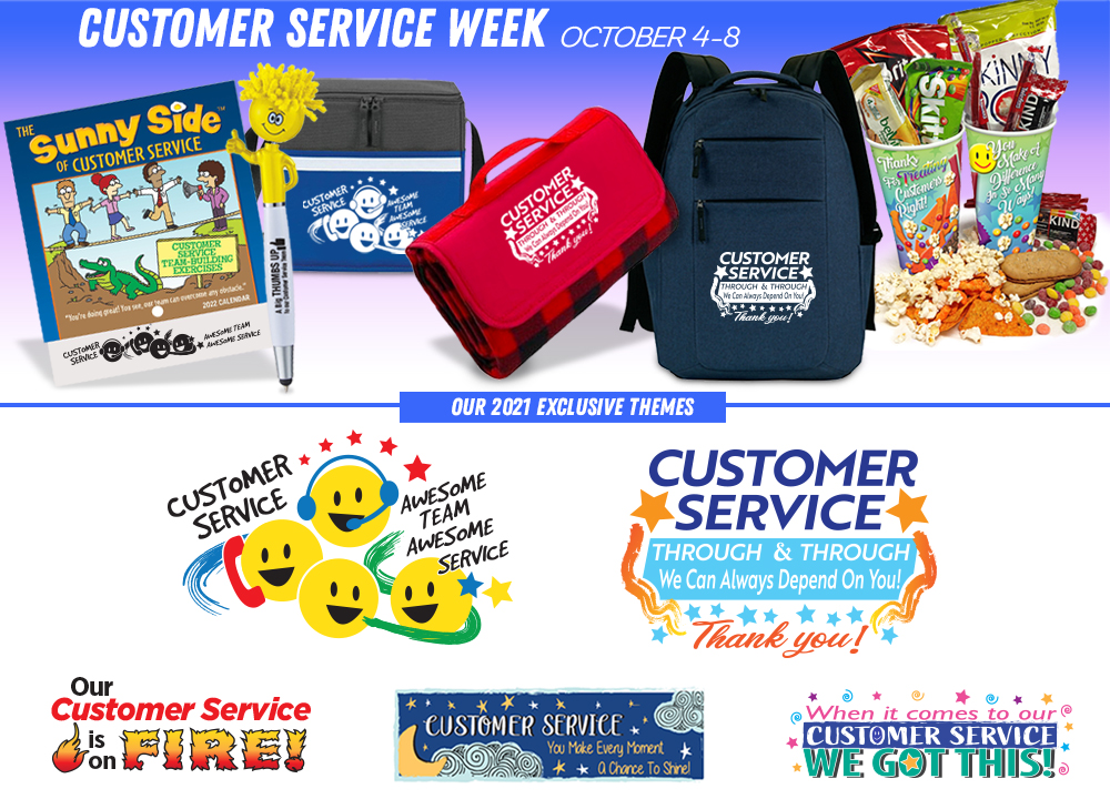 Customer Service Week Appreciation Themes 2021 | Care Promotions