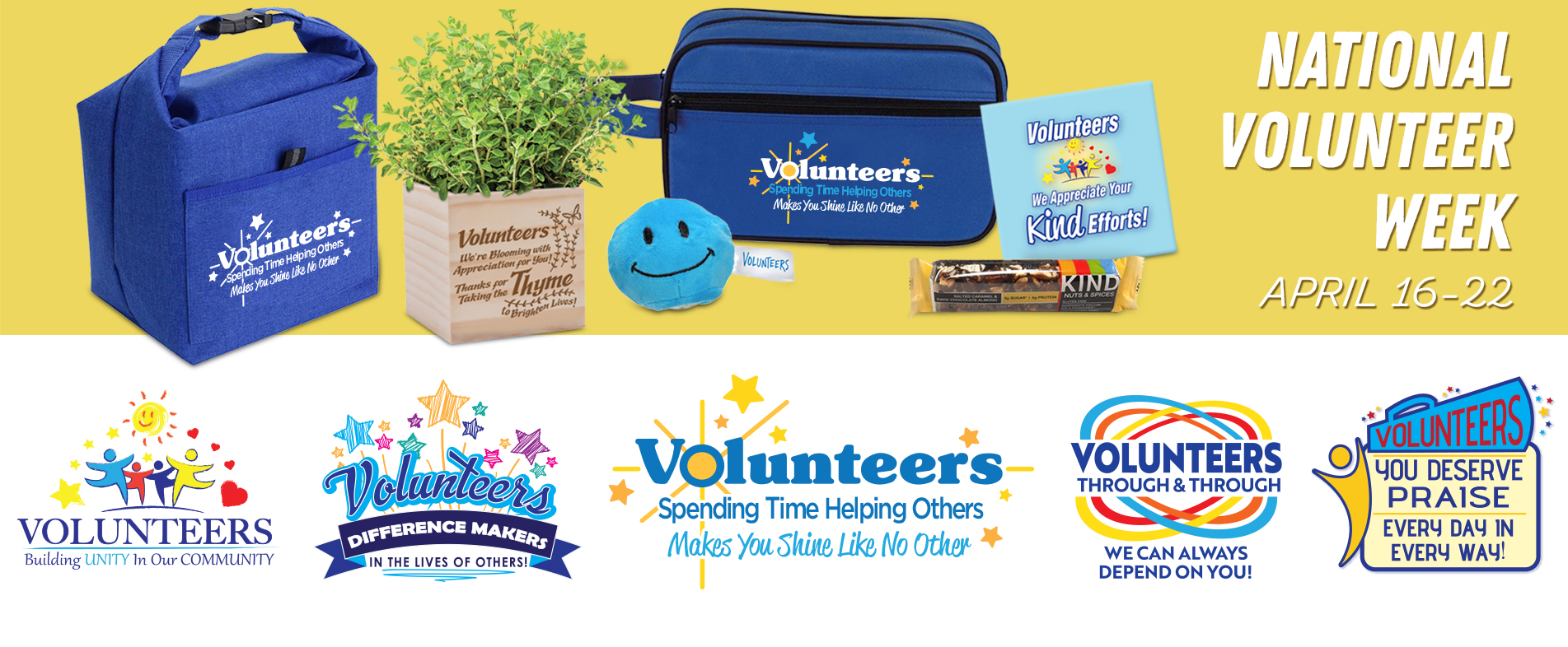 National Volunteer Week 2019 Themes