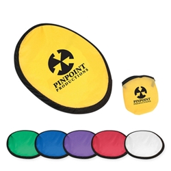 10" Flying Disk With Matching Pouch 10" Flying Disk With Matching Pouch, 10" Flyer, Disk, with, Matching, Pouch, Imprinted, Personalized, Promotional, with name on it, giveaway,