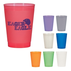 10 Oz. Frost Flex Cup 10 Oz. Frost Flex Stadium Cup, Frosted, Frost, Flex, Cup, Stadium, Party, Imprinted, Personalized, Promotional, with name on it, Gift Idea, Giveaway,
