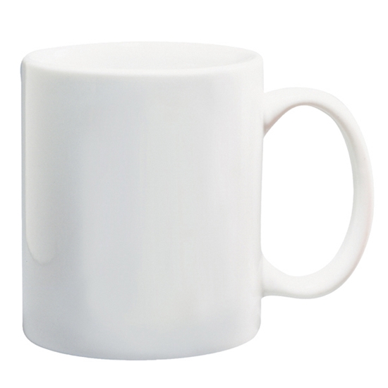 11 Oz. White Ceramic Mug - CER006