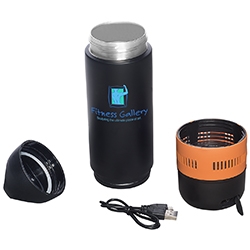 13 oz. Bluetooth Speaker Vacuum Water Bottle - DRK133