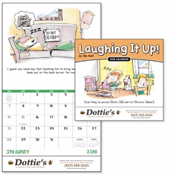 Promotional Laughing It Up Wall Calendar | Care Promotions