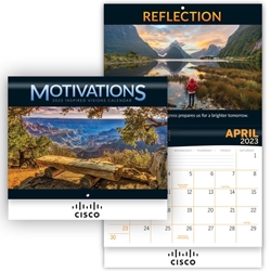 2023 Motivations Wall Calendar Wall Calendar, Planner, The Positive Line, Business Calendar, Office Calendar, Business Gifts, Corporate Gifts, Sales and Marketing, Sales Meetings, Giveaways, Promotional Calendars