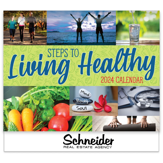 2024 Steps To Living Healthy Wall Calendar - CAL017