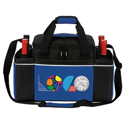 24 Cans Easy Access Cooler Plus Wine Bottle Holders Rocket, 24 Can Cooler, Cooler and Wine Holder, Continental Marketing, Care Promotions, Lunch Bag, Insulated, Barrel, Travel, Employee, Nurses, Teachers, Volunteers, Healthcare, Staff Gifts