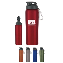 24 Oz. Stainless Steel Bike Bottle 24 Oz. Stainless Steel Bike Bottle,  24 oz., Stainless Steel, Bike, Bottle, Waterbottle, Sports, Water Bottle, Bike Bottle, Imprinted, Personalized, Promotional, with name on it, Gift Idea, Giveaway,