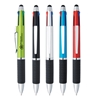 4 In 1 Pen With Stylus 4 In 1 Pen With Stylus, Multi-Ink, Red Ink, Black Ink, Blue Ink, Green Ink, smart phone, Imprinted, Personalized, Promotional, with name on it, giveaway,