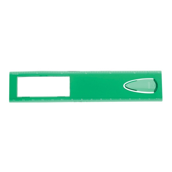 6" Magnifier Ruler With Bookmark - DSK051