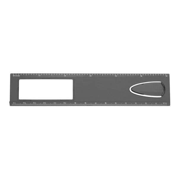 6" Magnifier Ruler With Bookmark - DSK051