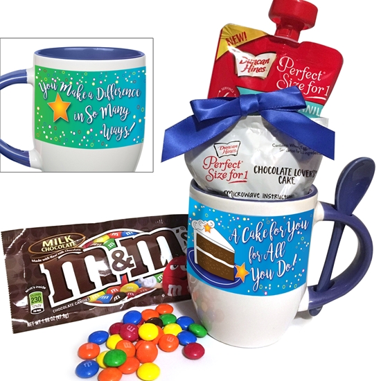 A Cake for You For All You Do! Cake Mug & Spoon Gift Set | Care Promotions