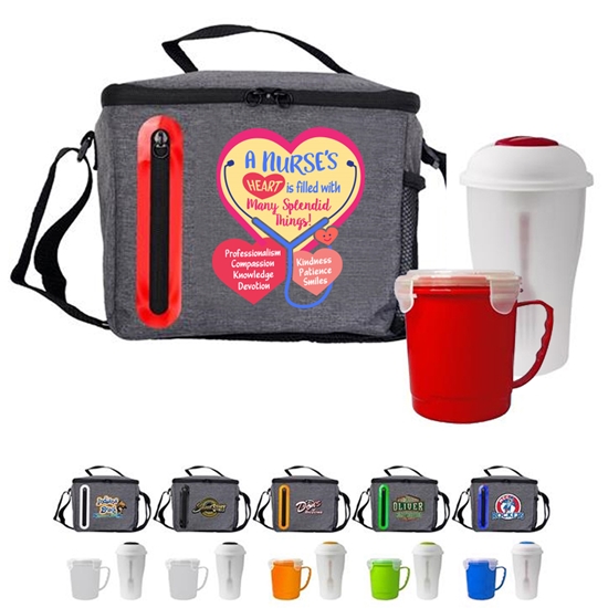  "A Nurses Heart is Filled with Many Splendid Things" Soup & Salad Lunch Cooler Bundle    - NUR237