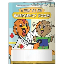 A Visit to the Emergency Room Coloring Book A Visit to the Emergency Room Coloring Book, BetterLifeLine, BetterLife, Education, Educational, information, Informational, Wellness, Guide, Brochure, Paper, Low-cost, Low-Price, Cheap, Instruction, Instructional, Booklet, Small, Reference, Interactive, Learn, Learning, Read, Reading, Health, Well-Being, Living, Awareness, ColoringBook, ActivityBook, Activity, Crayon, Maze, Word, Search, Scramble, Entertain, Educate, Activities, Schools, Lessons, Kid, Child, Children, Story, Storyline, Stories, Injury, Accident, Hurt, First Aid, Preschool, Grade School, Elementary, Imprinted, Personalized, Promotional, with name on it, Giveaway, 