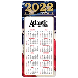 Americana 2022 E-Z 2 Stick Magnetic Calendar  Mailable Calendar, Direct Mail Calendar, Customer Calendar Stick Up, Wall Calendar, Planner, The Positive Line, Business Calendar, Office Calendar, Business Gifts, Corporate Gifts, Sales and Marketing, Sales Meetings, Giveaways, Promotional Calendars